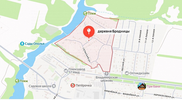 Бродницы д.: участок 15 соток
